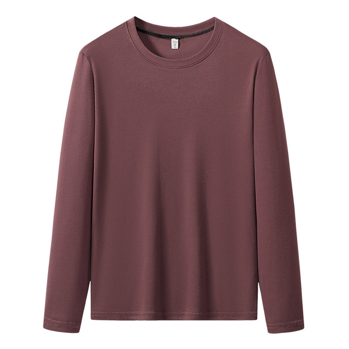 Herren Langärmeliges Rundhals-Basicsweatshirt aus weichem Baumwollmix Echo Archiv