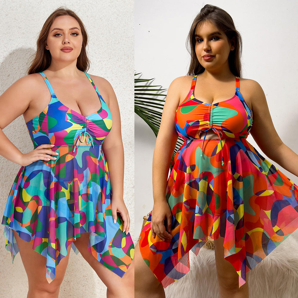 Damen Strandkleid mit lässigem Wickeldesign Echo Archiv
