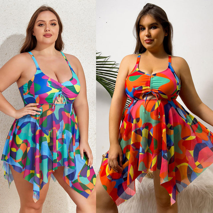 Damen Strandkleid mit lässigem Wickeldesign Echo Archiv
