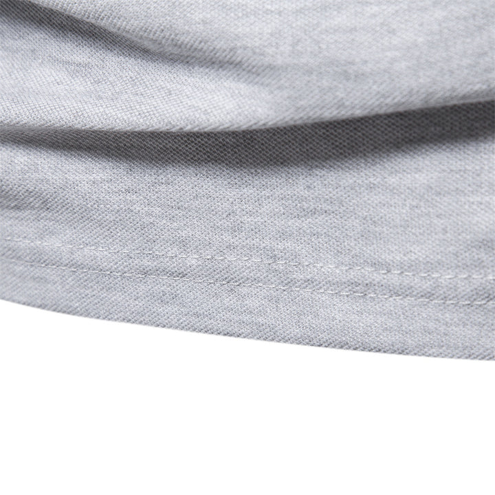 Herren Langarm Poloshirt mit modernem Kragen und atmungsaktiver Baumwollqualität Echoarchiv