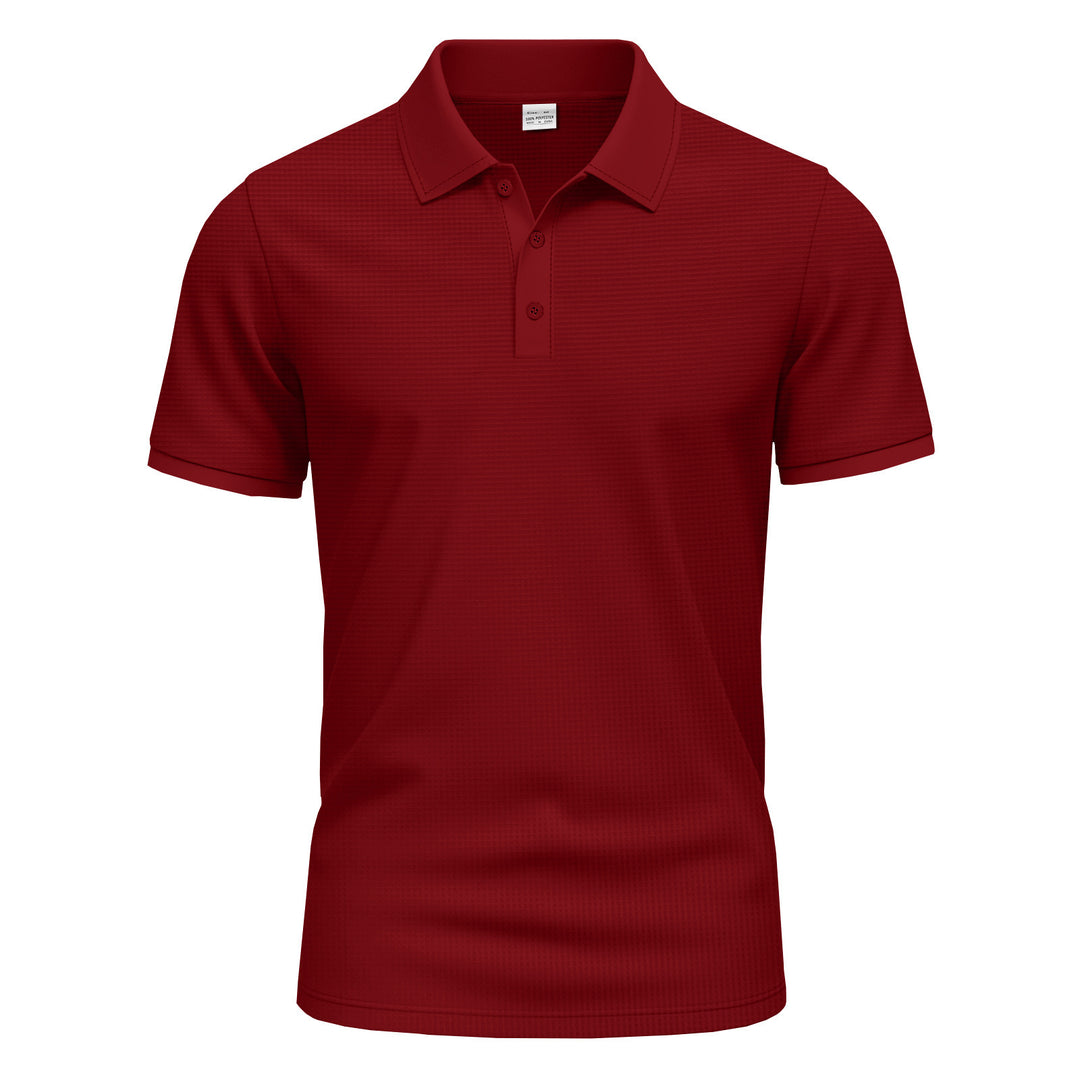 Herren Sportliches Poloshirt mit feuchtigkeitsableitenden Eigenschaften und strukturiertem Design Echoarchiv