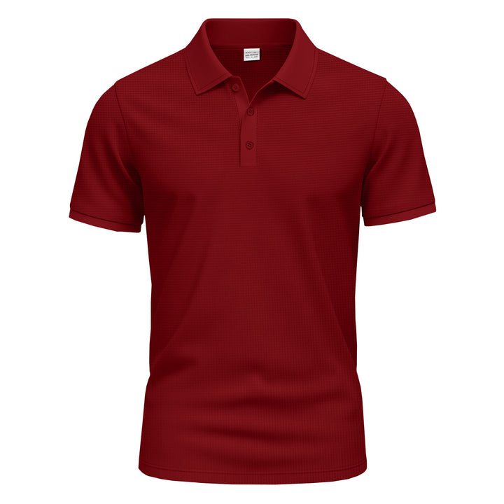 Herren Sportliches Poloshirt mit feuchtigkeitsableitenden Eigenschaften und strukturiertem Design Echoarchiv
