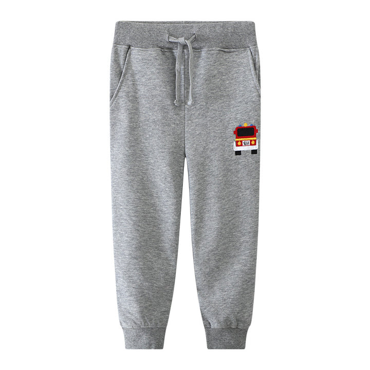 Jungen bequeme Sweatpants mit Feuerwehr-Motiv Echo Archiv