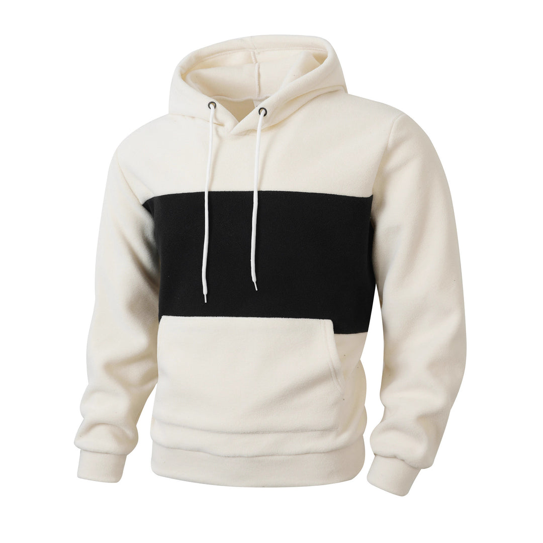 Herren Fleece-Hoodie mit übergroßem Kragen Echoarchiv