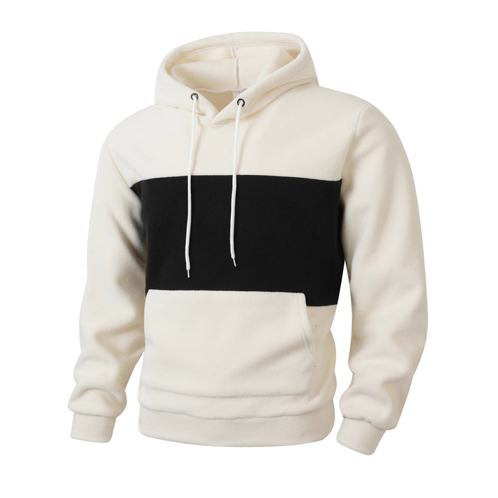 Herren Fleece-Hoodie mit übergroßem Kragen Echoarchiv