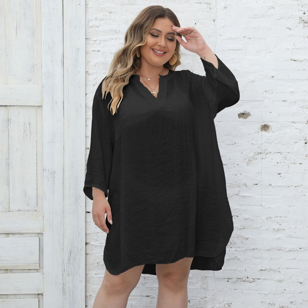 Damen lässiges Strandkleid mit seitlichem Schlitz Echo Archiv