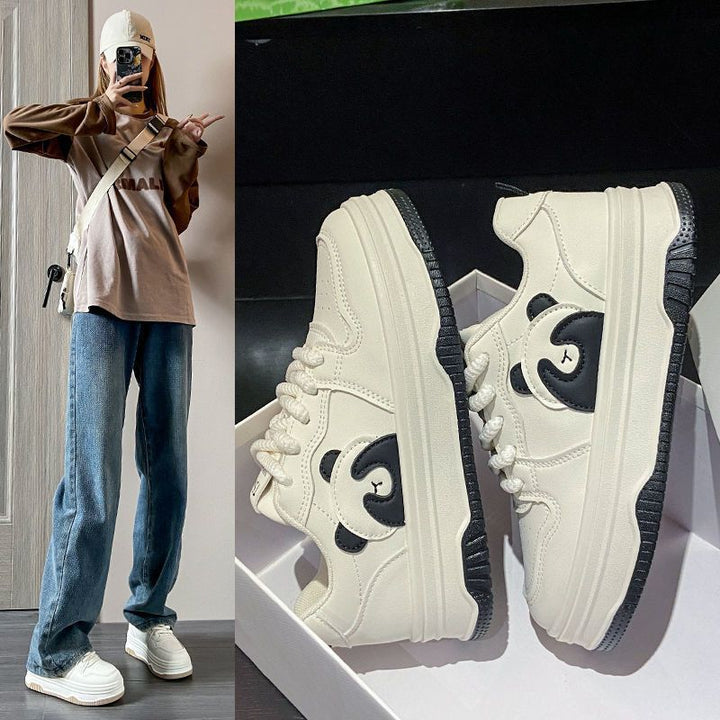 Damen Modische Sneaker mit Pandadesign Echo Archiv