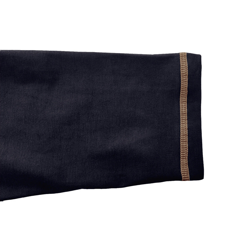 Herren Poloshirt mit langem Arm und modernem Kragen Echoarchiv