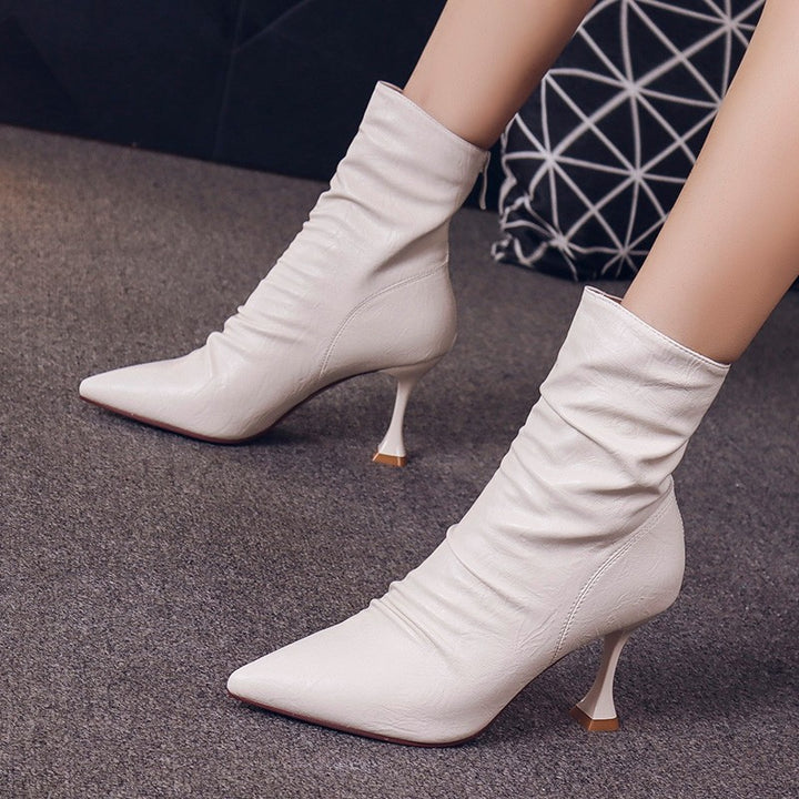 Damen Elegante Ankle Boots mit spitzem Fuß Echo Archiv
