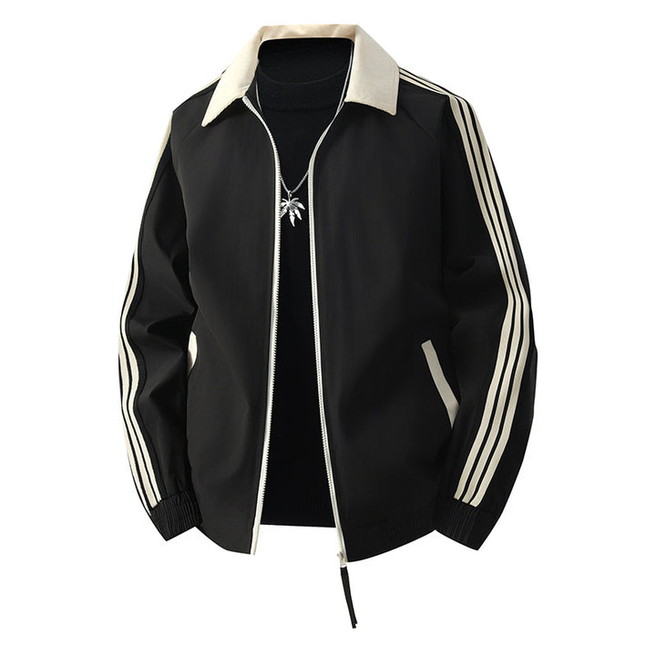 Herren Sportliche Übergangsjacke mit hohem Kragen und elastischen Bündchen Echo Archiv