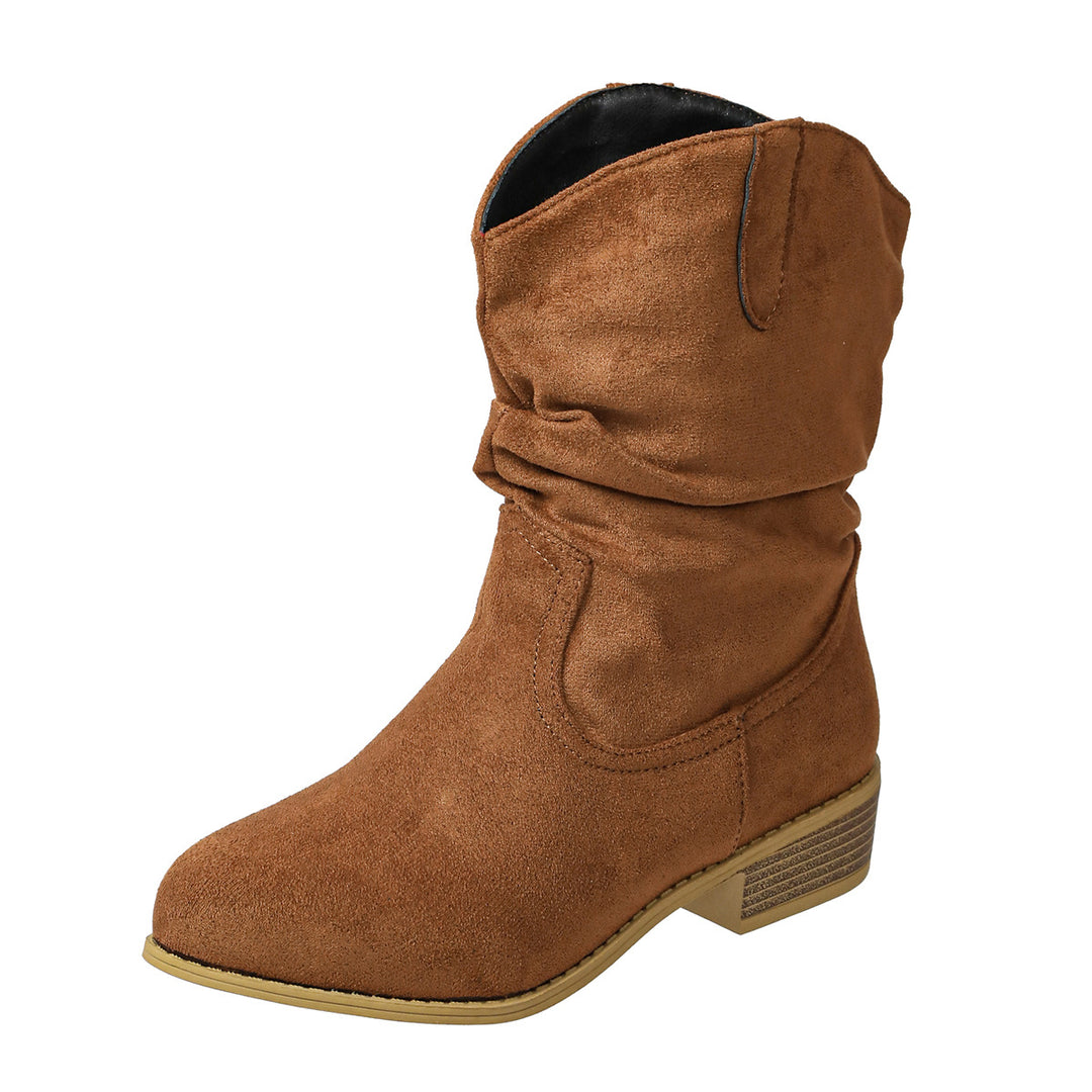 Damen Modische Stiefeletten aus Wildleder Echo Archiv