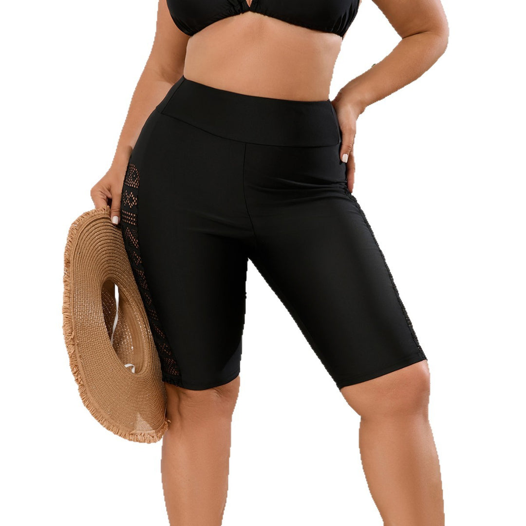 Damen Hochtaillierte Sportshorts mit Netz-Einsätzen Echo Archiv