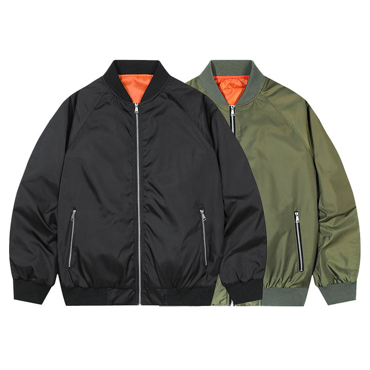Herren Modische Bomberjacke mit hohem Kragen Echo Archiv