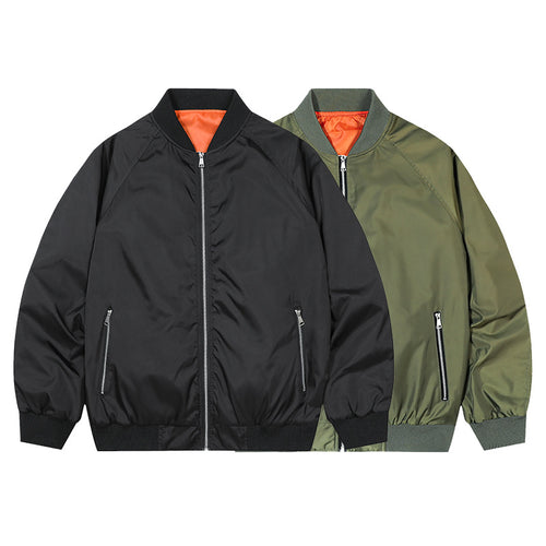Herren Modische Bomberjacke mit hohem Kragen Echo Archiv