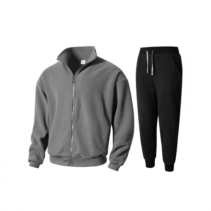 Herren Fleecejacke und Jogginghose Set Echoarchiv