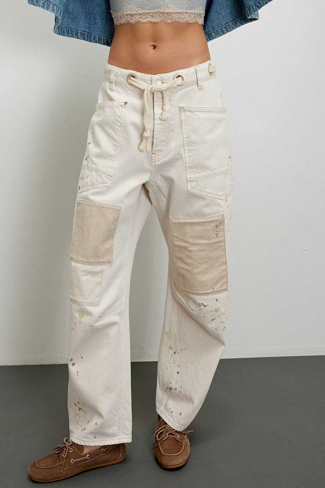 Damen Cargo-Jeans mit geräumigen Taschen und lässigem Schnitt – Avélisse