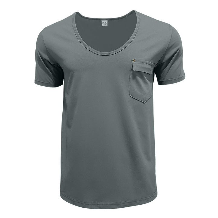 Herren modisches Funktions-T-Shirt mit praktischem Brusttaschen-Design Echoarchiv