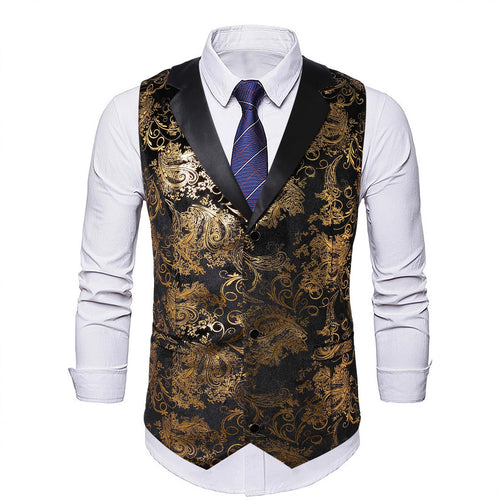 Herren elegante Pailletten Weste Echoarchiv