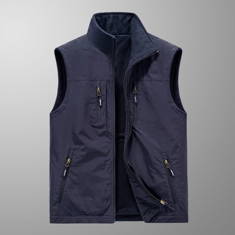 Herren Praktische Fleece-Weste Echo Archiv