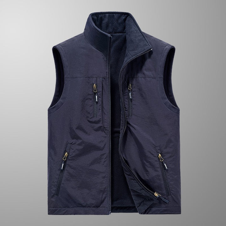 Herren Praktische Fleece-Weste Echo Archiv