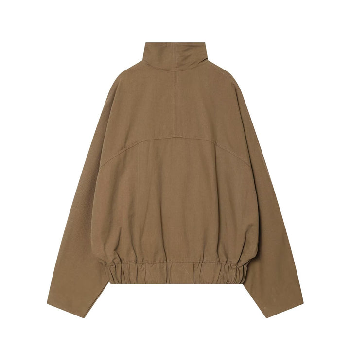 Damen Oversize-Utility-Jacke mit hohem Stehkragen und elastischem Saum Echo Archiv