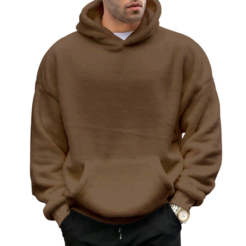 Herren bequemer Oversized Kapuzenpullover Echoarchiv