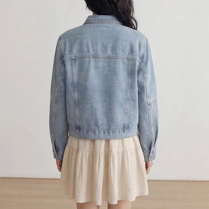 Damen Denimjacke mit Knopfleiste Echo Archiv