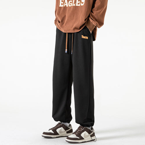 Herren Lounge-Jogginghose im Oversize-Straßenstil mit extra weitem Bein und Kordelzug Echo Archiv