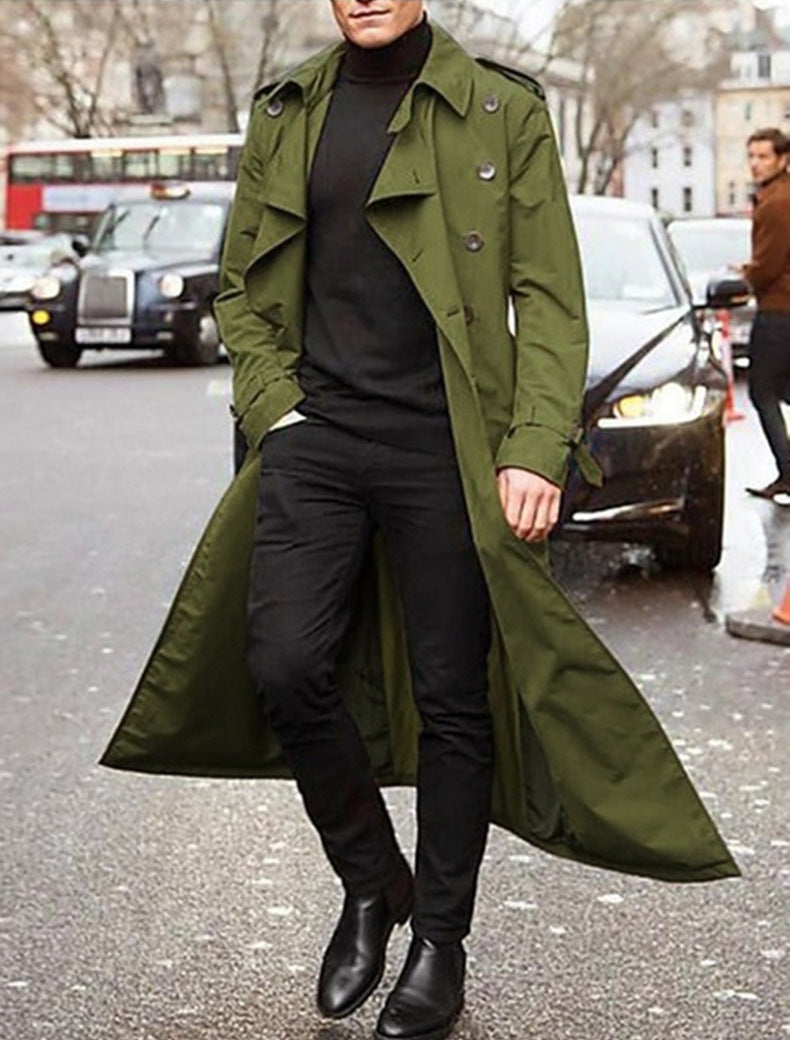 Herren klassischer Trenchcoat – Marzano