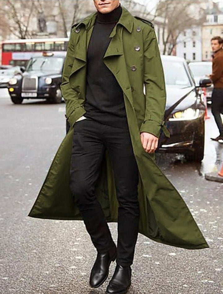 Herren klassischer Trenchcoat – Marzano