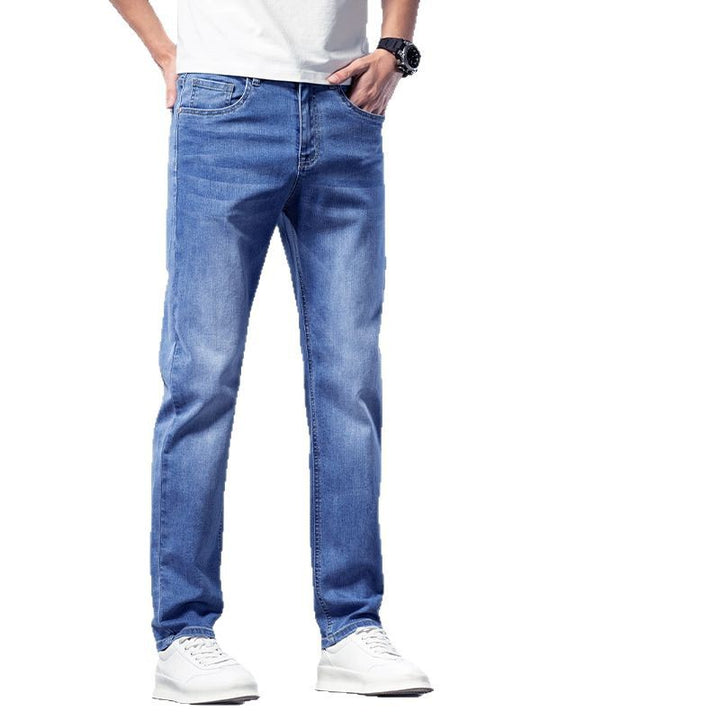 Herren Slim-Fit Jeans mit lässigem Schnitt und elastischem Bund Echoarchiv