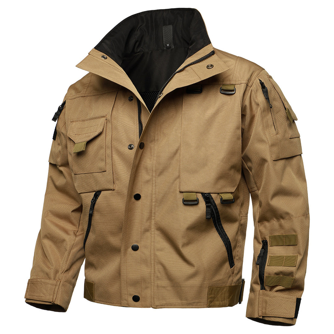 Herren Tactical Field Jacke mit Multi‑Taschen, verstellbaren Bündchen und wasserabweisender Ripstop‑Qualität Echo Archiv