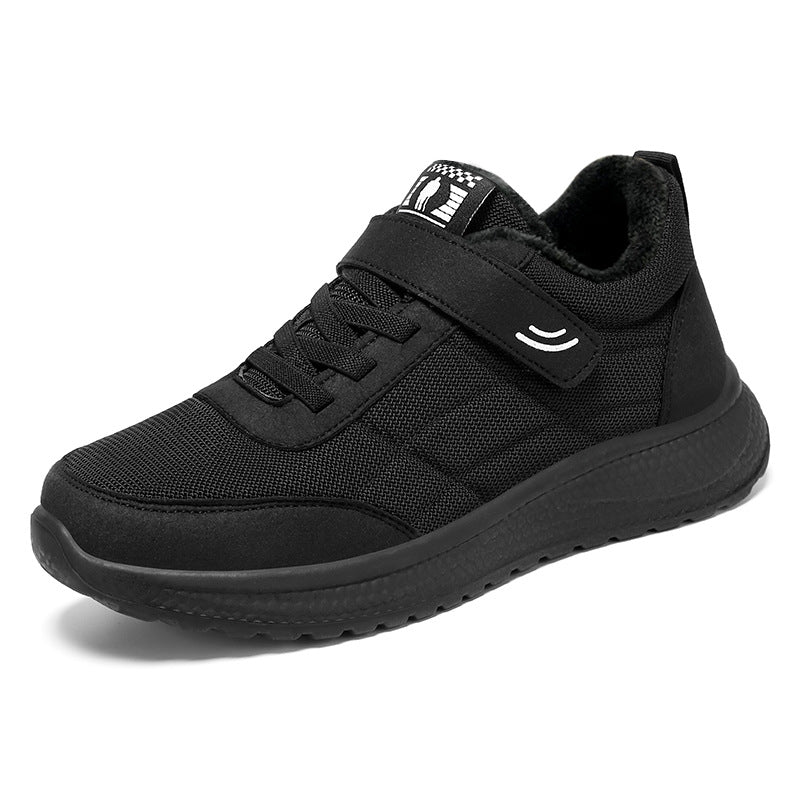 Damen nan gefütterter Komfort-Walking-Sneaker mit niedrigem Schaft, Klettverschluss und stoßabsorbierender EVA-Dämpfung Echo Archiv