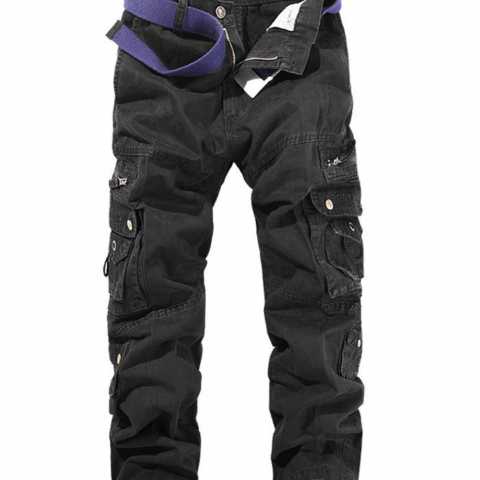 Herren Cargo-Hose mit mehreren praktischen Taschen und verstellbarem Gurt Echoarchiv