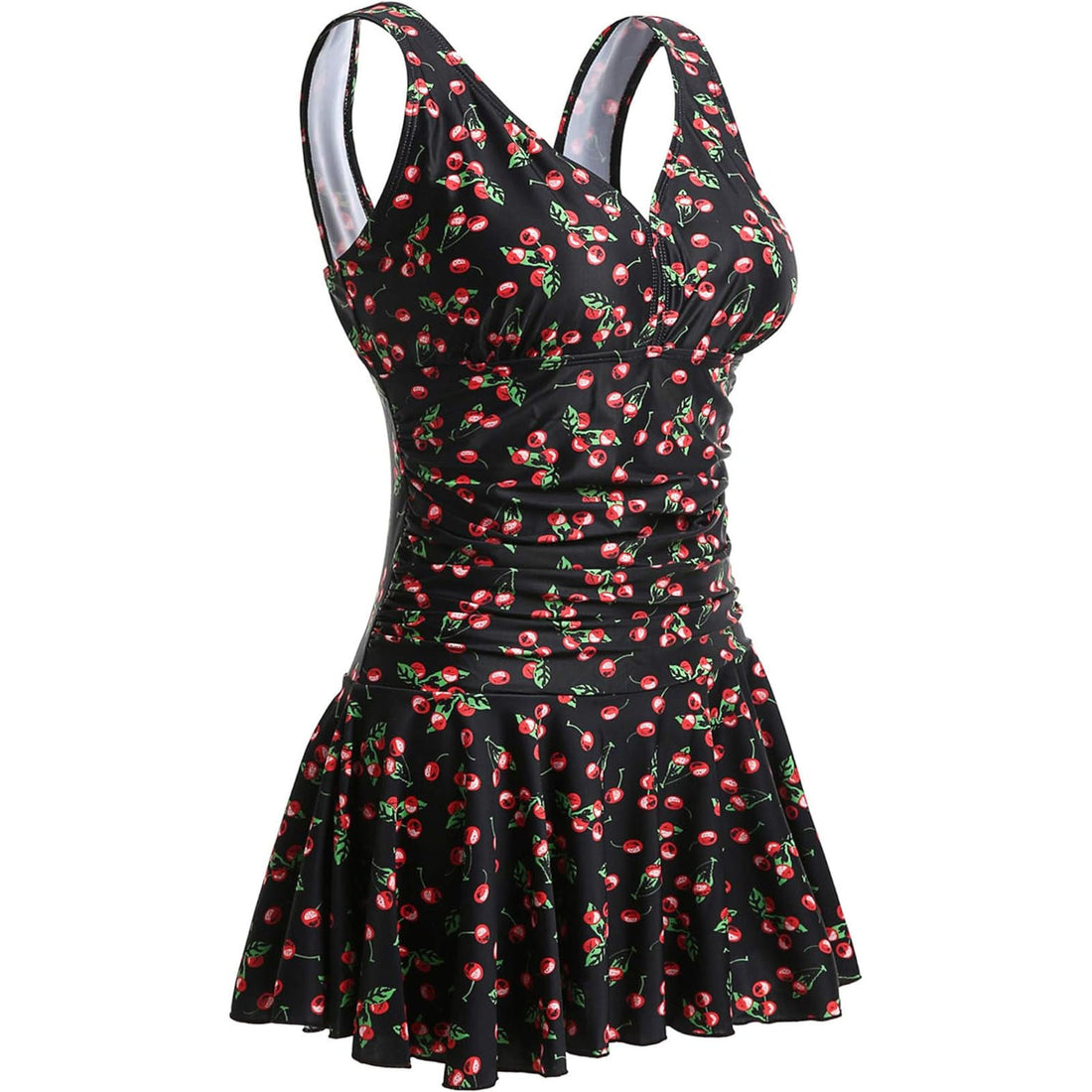 Damen Badeanzug mit modischem Rock-Design – Maréssa