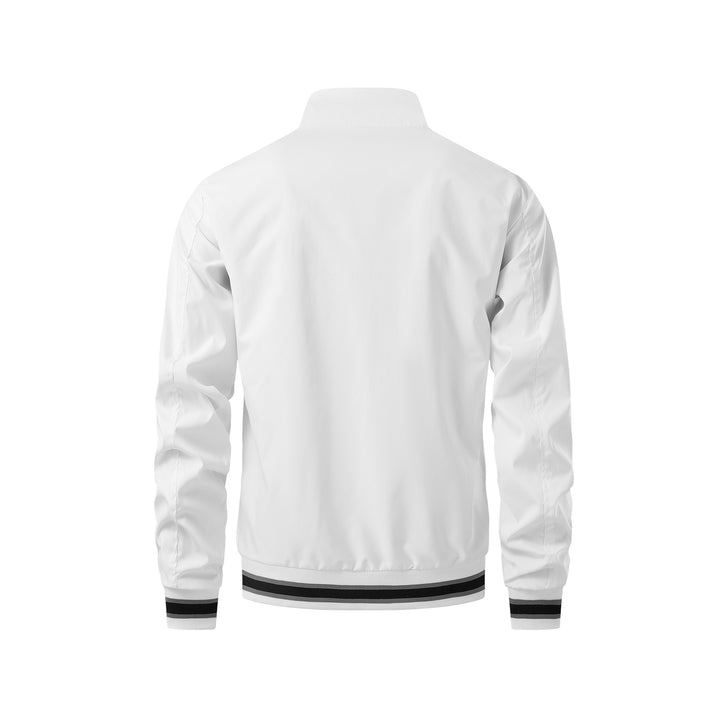 Herren Sportliche Leichte Übergangsjacke mit hohem Kragen Echo Archiv