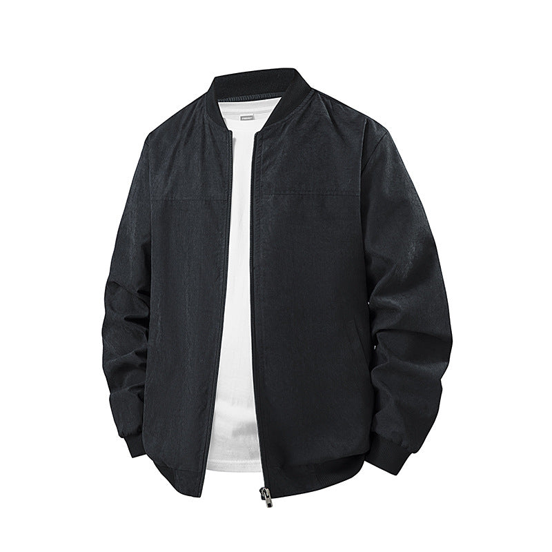 Herren Leichte Übergangsjacke mit hohem Kragen und Seitentaschen Echo Archiv