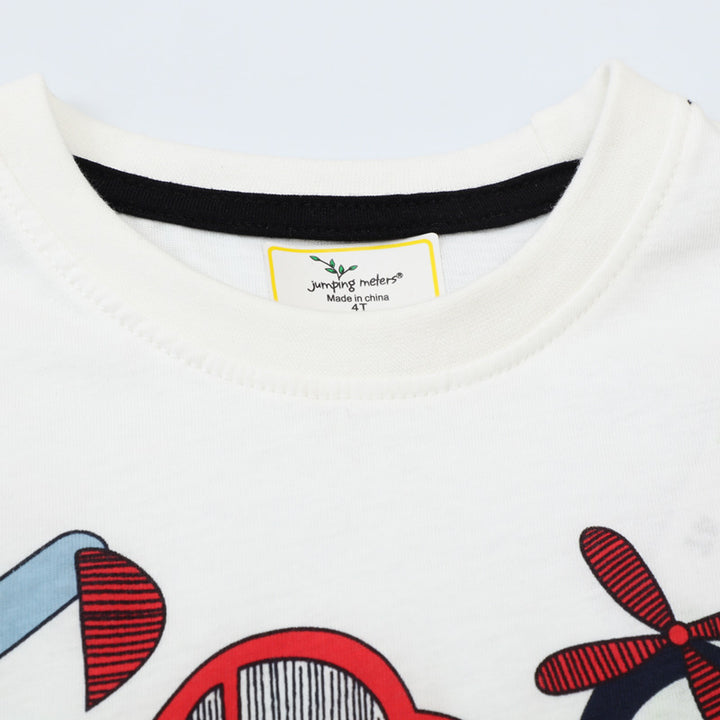 Jungen T-Shirt mit lustigem Fahrzeugmotiv Echo Archiv