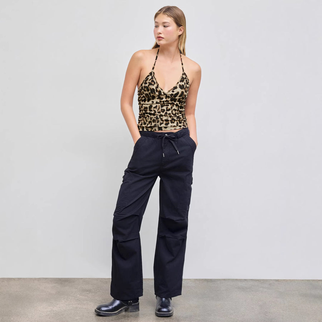 Damen Spaghettiträgershirt im Leopardenmuster Echo Archiv