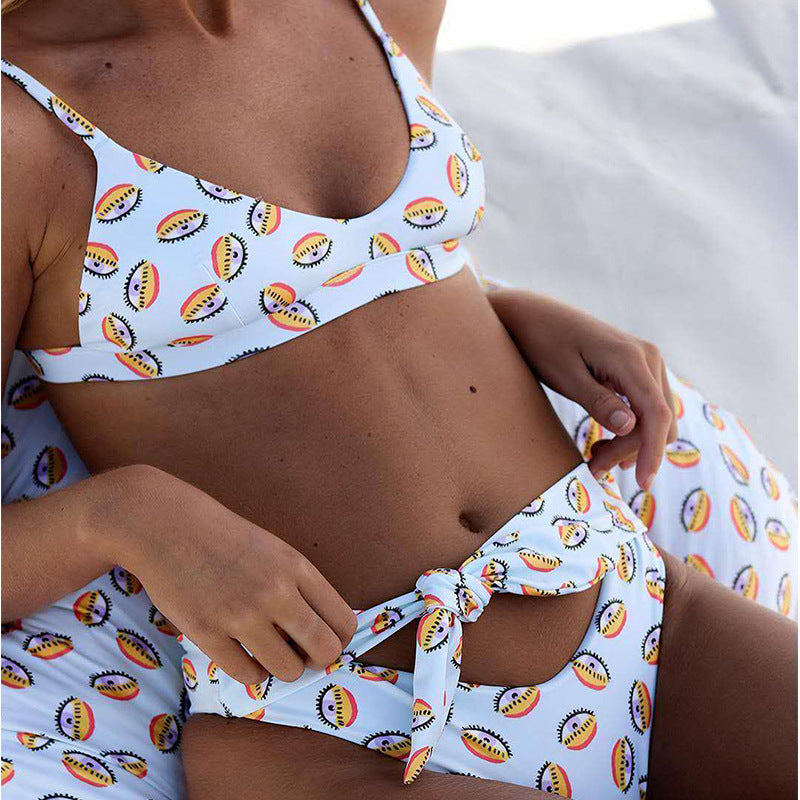 Damen Triangel-Bikini mit Wickelbund Echo Archiv