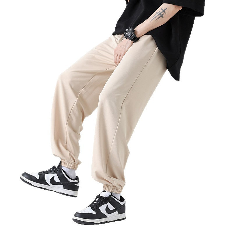Herren Weite Jogginghose im weiten Schnitt mit verstellbarem Tunnelzug, elastischen Knöchel‑Bündchen und softem Griff Echo Archiv