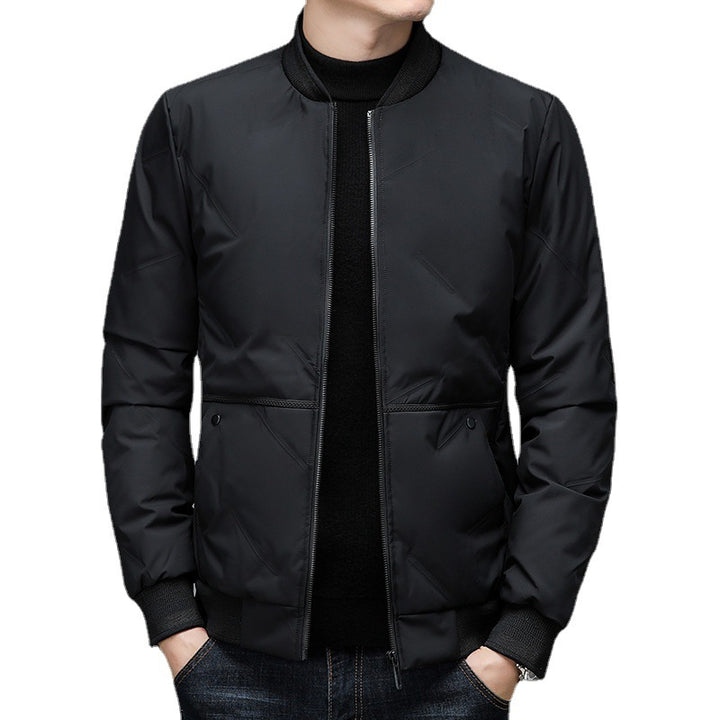 Herren Sportliche Bomberjacke mit elastischen Bündchen und Taschen Echoarchiv
