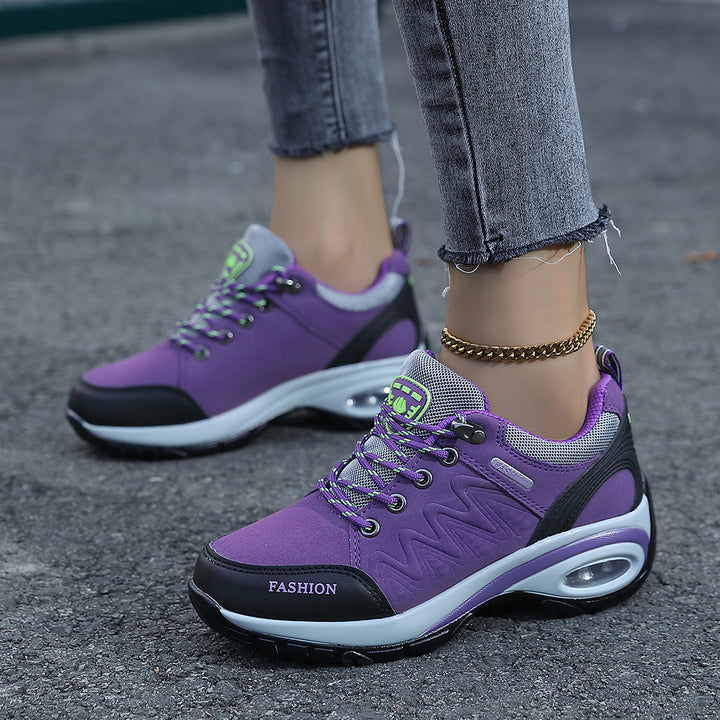 Damen nan sportliche Keil-Sneaker mit gepolsterter Luftkissen-Sohle Echo Archiv