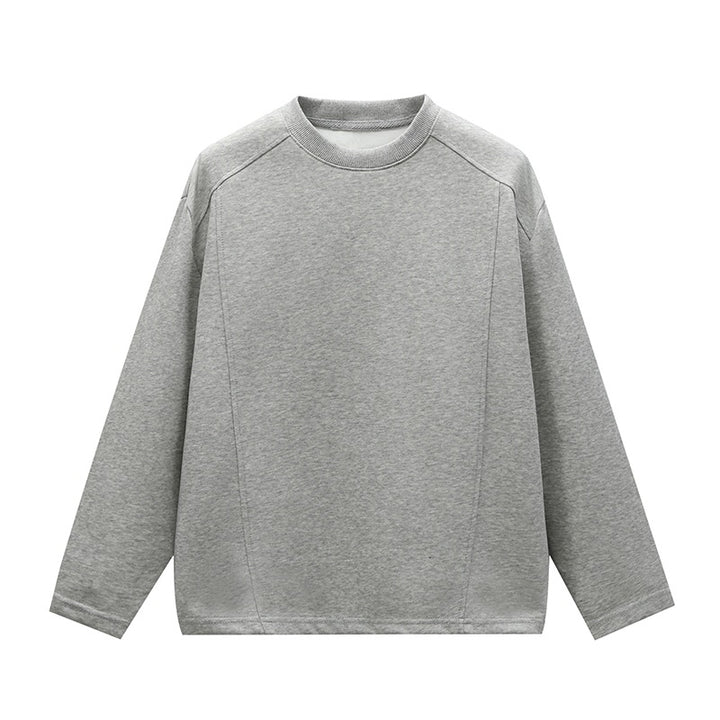 Unisex Minimalistisches Rundhals-Sweatshirt mit Raglanärmeln Echoarchiv