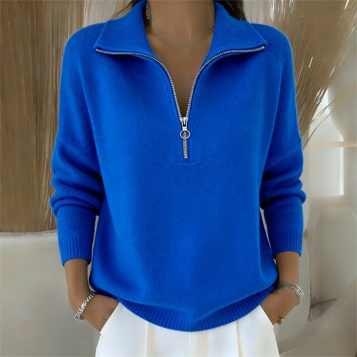 Echoarchiv | Pullover mit Halbem Reißverschluss
