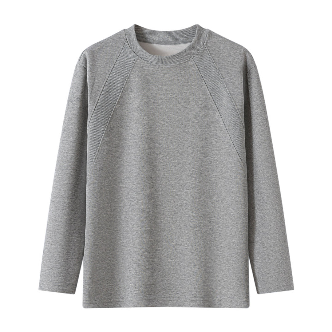 Unisex Oversize Langarm‑Sweatshirt mit Raglannähten und geripptem Rundhalsausschnitt Echoarchiv