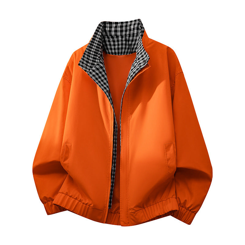 Herren Bequeme Übergangsjacke mit kariertem Innenfutter Echo Archiv