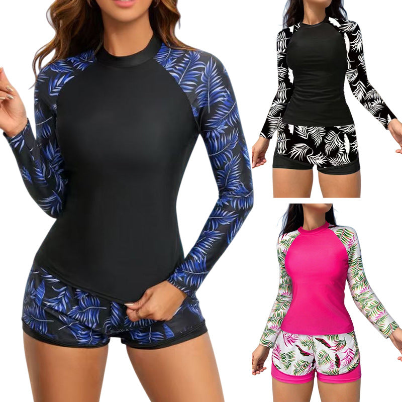 Damen Surf-Langarmshirt mit sportlichem Shorts Echo Archiv