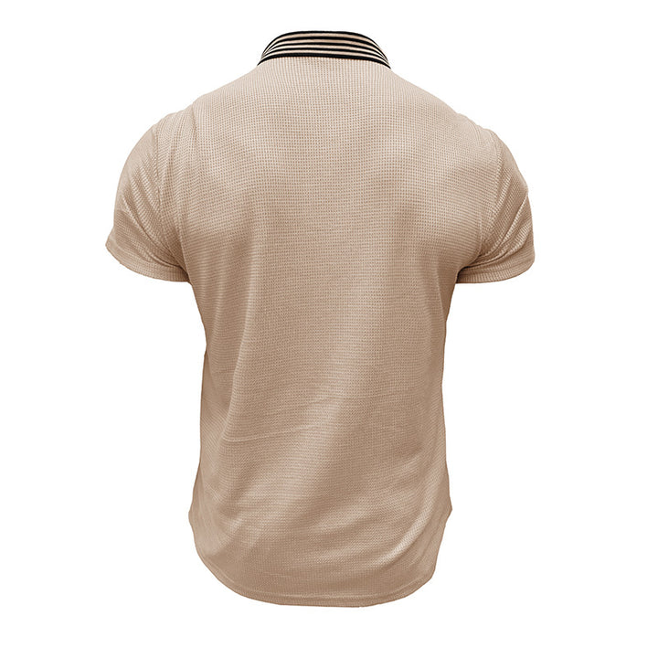 Herren Poloshirt mit strukturiertem Design und atmungsaktiven Eigenschaften Echoarchiv
