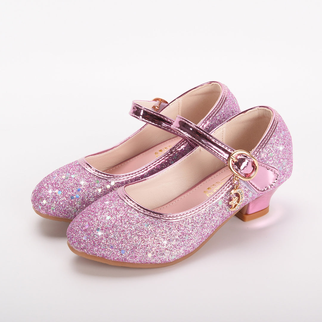 Mädchen Glitzernde Mary Jane Schuhe mit dekorativer Schnalle Echo Archiv
